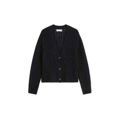 Abbildung von MARC O&#039;POLO Strickjacke, Damen, Größe: Large, Deep night blue