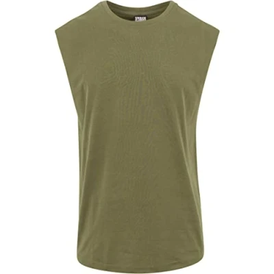 Abbildung von Urban Classics OPEN EDGE Sleeveless Top, Herren, Größe: XL, Olive