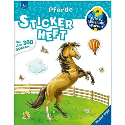 Abbildung von Wieso? Weshalb? Warum? Stickerheft: Pferde: Mit über 300 Stickern