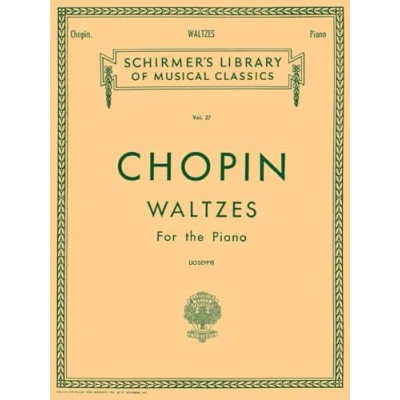 Abbildung von Waltzes for the Piano: Schirmer Library of Classics Volume 27 Piano Solo