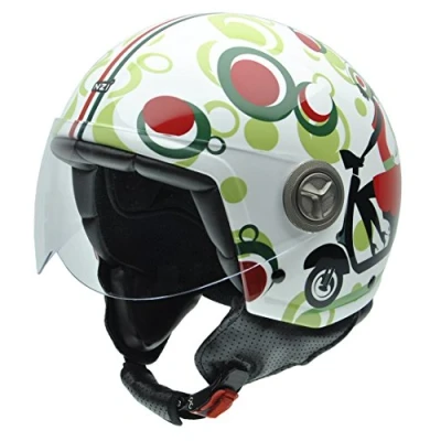 Abbildung von NZI Zeta Happy Scooter Motorradhelm, Mehrfarbig, XXS