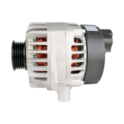 Abbildung von HELLA 8EL 012 428 381 Lichtmaschine 14V 75A FIAT: Grande Punto Schrägheck, Evo Panda II ALFA ROMEO: MiTo, LANCIA: Y
