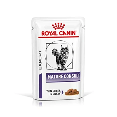 Abbildung von Royal Canin Veterinary Mature Consult Alleinfuttermittel für Katzen, 12 x 85 g
