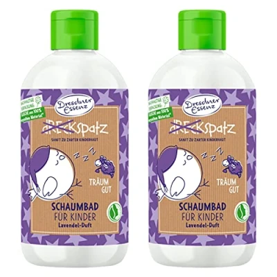 Abbildung von 2er Pack Dresdner Essenz Dreckspatz Schaumbad Träum gut Lavendel Duft 2 x 300 ml Badezusatz vegan