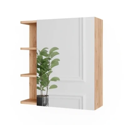 Abbildung von Vicco Spiegelschrank Fynn, Goldkraft Eiche, 62 x 64 cm
