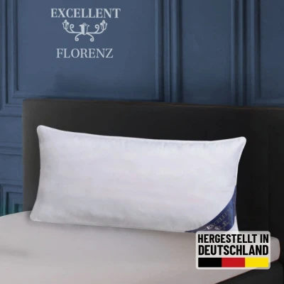 Abbildung von Excellent 3 Kammer Kopfkissen &quot;Florenz&quot;, Füllung: 100% Gänsedaunen (Außenkammern), Bezug: Baumwolle, (1 St.), hergestellt in Deutschland, allergikerfreundlich