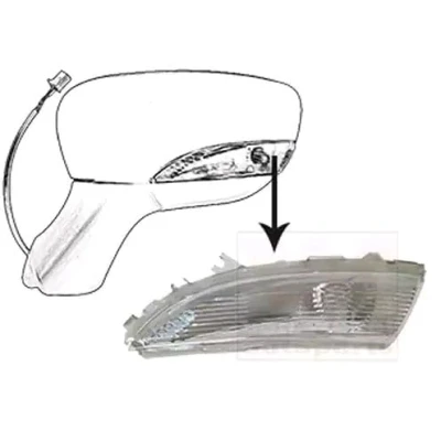 Abbildung von VAN WEZEL 4373915 Blinker weiß Außenspiegel links RENAULT: Clio 4 Schrägheck, Zoe, Captur, NISSAN: MICRA 5 kfzteile, kfzteile24, bandel online,