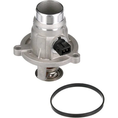 Abbildung von GATES TH534101G1 Kühlwasserthermostat 101 mit Dichtungen Gehäuse BMW: 6 Cabrio, 5 Limousine, Touring, MORGAN: Plus Eight