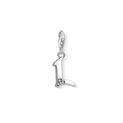 Abbildung von Thomas Sabo Damen Charm Anhänger L Buchstabe Club 925 Sterling Silber 1592 643 21