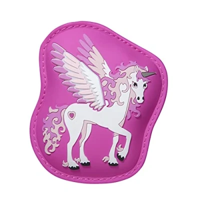 Abbildung von Step by Magic MAGS Flash „Pegasus Unicorn Nuala“, Einhorn, mit Leuchteffekt, als Ergänzung für den Schulranzen oder Vorschulrucksack, rosa weiß
