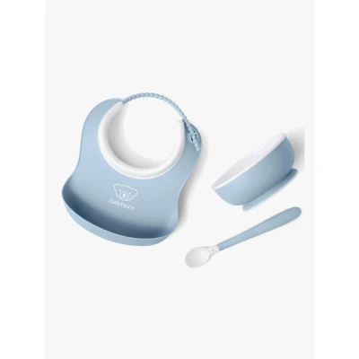 Abbildung von BabyBjörn Kindergeschirr, 3 Teile, Blassblau