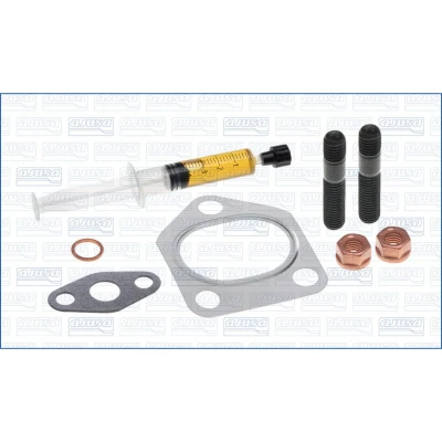 Abbildung von AJUSA JTC11042 Montagesatz, Lader with studs, syringe oil mit Dichtungen Montageanleitung BMW: 3 Touring, Limousine