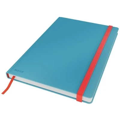 Abbildung von Leitz liniertes Hardcover Notizbuch in großem B5 Format (Tablet, iPad), 80 Blatt, 160 Seiten, 100 g/m² Papier FSC zertifiziert, Soft Touch, Ideal für Büro, Studium, Journal Buch, Grau, Cosy, 44830061