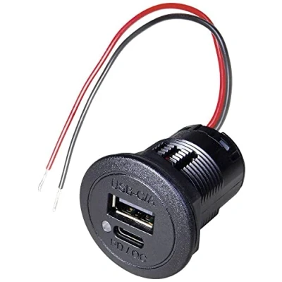 Abbildung von ProCar Power USB C/A Doppelsteckdose PD/QC 12 V, 24 V