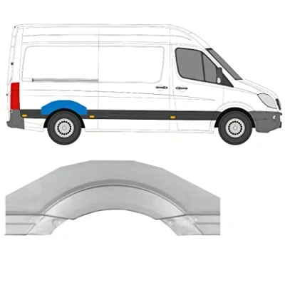 Abbildung von Für Mercedes Sprinter 2006 Radlauf Reparaturblech/Rechts=links