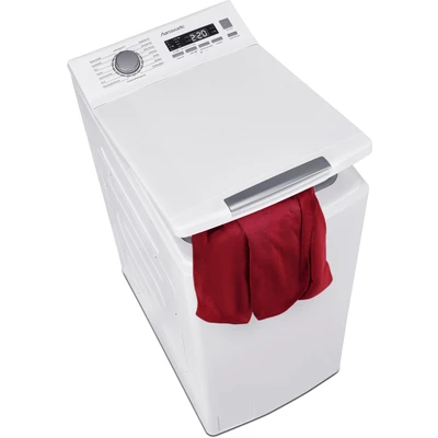 Abbildung von Hanseatic Waschmaschine Toplader, HTW7512C, 7,5 kg, 1200 U/min, Mengenautomatik, Überlaufschutzsystem, Express Programm
