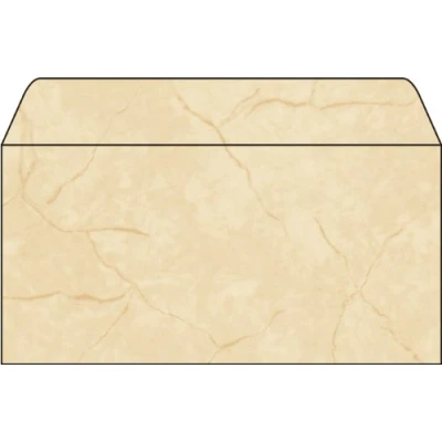 Abbildung von SIGEL DU185 Briefumschläge Granit beige, DIN lang, 50 Stück, gummiert