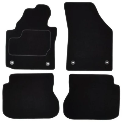 Abbildung von MAMMOOTH A041 VW50 PRM 01 Fußmattensatz Textil vorne und hinten 4 schwarz VOLKSWAGEN: Caddy 3 Kombi, Kastenwagen