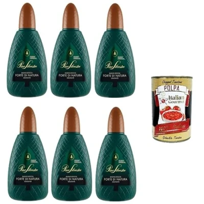Abbildung von 6x Pino Silvestre Feuchtigkeitsspendendes Duschgel 750 ml + Italian Gourmet polpa 400g