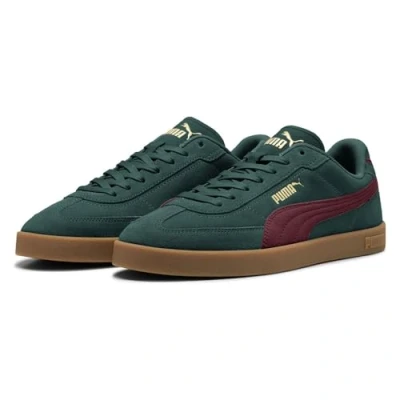 Abbildung von PUMA Unisex Club Ii Era Suede Sneaker, Green Terrain Ruby Shimmer, 37 EU