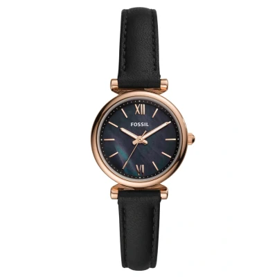 Abbildung von Fossil Carlie MINI Uhr, Damen, Größe: One Size, Black