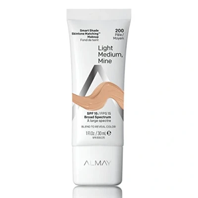 Abbildung von Almay Smart Shade Skin Tone Matching Makeup, Light Medium/200, 1 Fluid Ounce by