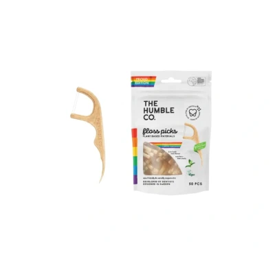 Abbildung von The Humble Co. Floss Picks Zahnseidesticks Proud Edition
