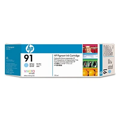 Abbildung von HP 91 (C9470A) Hellcyan Druckerpatrone