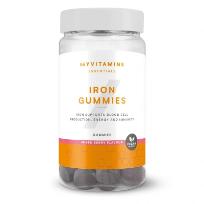 Abbildung von Eisen Fruchtgummis 60Portionen Beerenmix