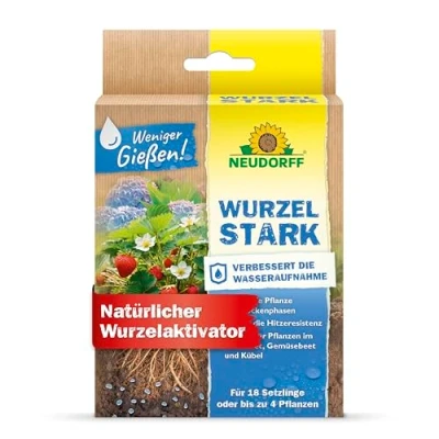 Abbildung von Neudorff Wurzelstark Natürlicher Mykorrhiza Wurzelaktivator für schnelles Wurzelwachstum aller Pflanzen. Weniger Gießen, auch in Trockenperioden, 36 g