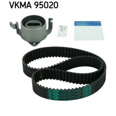 Abbildung von SKF VKMA 95020 Zahnriemensatz 117 mit abgerundetem Zahnprofil MITSUBISHI: Lancer 4 Schrägheck, COLT