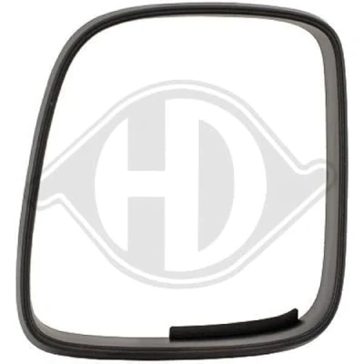 Abbildung von DIEDERICHS 2205628 Rahmen, Außenspiegel VOLKSWAGEN: CADDY 3 Kastenwagen, Kombi, 4 Kombi