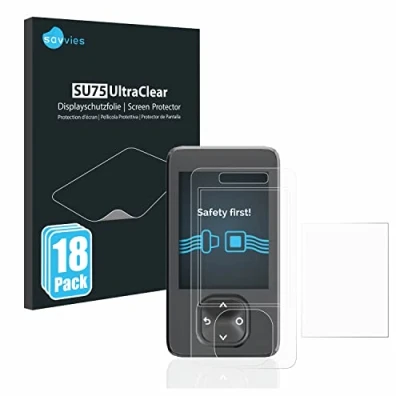 Abbildung von Savvies 18 Stück Schutzfolie für Dexcom G7 CGM Displayschutz Folie Ultra Transparent
