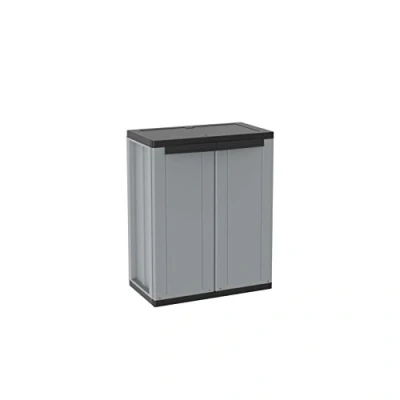 Abbildung von Terry, Jline 68 , Schrank mit zwei Türen, 1 bewegbarer Einlegeboden, für den Innen und Außenbereich 68x37,5x85 cm