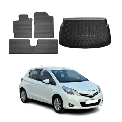 Abbildung von OMAC 7016YPS 484 Fußmattensatz Gummi 5 schwarz TOYOTA: Yaris III Kastenwagen