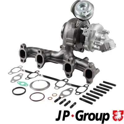 Abbildung von JP GROUP 1117402900 Turbolader Abgasturbolader inkl. Dichtungssatz VOLKSWAGEN: Passat B6 Variant, Touran I, Golf 5 Schrägheck, AUDI: A3 Schrägheck