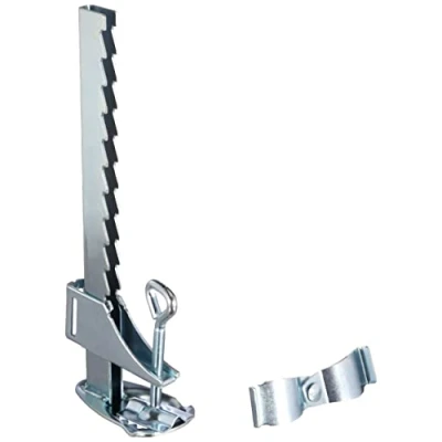 Abbildung von greemotion 127629 Sonnenschirmhalterung 32 mm/25 mm Balkonschirmhalter für Balkongeländer, Stahl, Silber, 1 x cm
