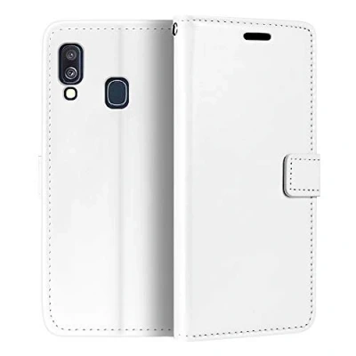 Abbildung von Schutzhülle für Samsung Galaxy A40, Premium PU Leder, magnetisch, Klappschutzhülle mit Kartenhalter und Ständer A40