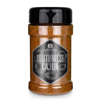 Abbildung von Ankerkraut Southwest Cajun, BBQ rub krydderiblanding til tilberedning af fisk, gumbos og jambalaya retter, med peber, timian spidskommen, 170g i strødåse