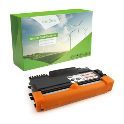 Abbildung von Green2Print Toner schwarz 2600 Seiten ersetzt Brother TN 2220 passend für DCP7060D, DCP7065DN, DCP7070DW, FAX2840, FAX2845, FAX2940, HL2240D, HL2240, HL2250DN, HL2270DW, MFC7360N, MFC7460