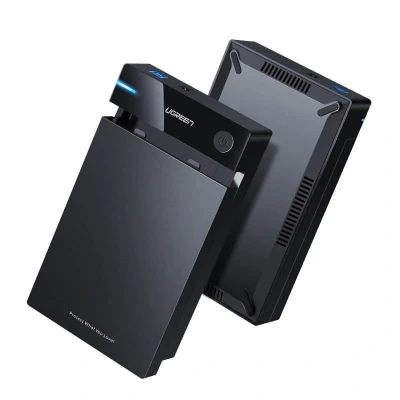 Abbildung von Ugreen 50422, HDD / SSD Gehäuse, 2.5/3.5 Zoll, SATA, Serial ATA II, III, 5 Gbit/s, USB Konnektivität, Schwarz