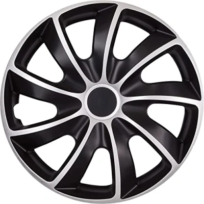 Abbildung von NRM Radkappen QUAD Bicolor, 17 in Zoll, (4 St) Radzierblenden für Stahlfelgen Zweifarbige Satz 4er Set 17&quot;