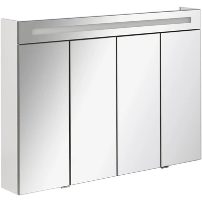 Abbildung von FACKELMANN Spiegelschrank &quot;Twindy&quot;, Badmöbel Breite 110 cm, 4 Türen