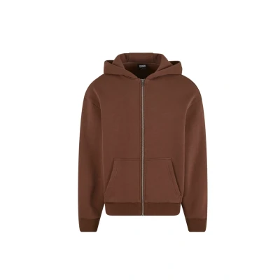 Abbildung von Urban Classics Sweatjacke, Herren, Größe: 3XL, Chocolatebrown