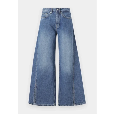 Abbildung von Pepe Jeans WIDE LEG SLIT Relaxed Fit, Damen, Größe: 27x30, Blue denim