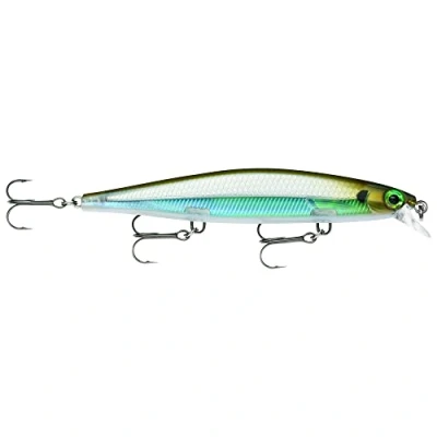 Abbildung von Rapala, Köder mit Haken Drei Nr. 6, 0.6 1.2m Schwimmtiefe, 11cm Größe, Moss Back Shiner