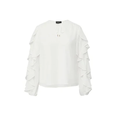 Abbildung von s.Oliver Black Label Bluse, Damen, Größe: 44, Ecru