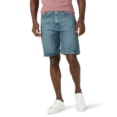 Abbildung von Wrangler Authentics Herren Klassische fünf Taschen und lockerer Passform Jeans Shorts, Maritim, 52