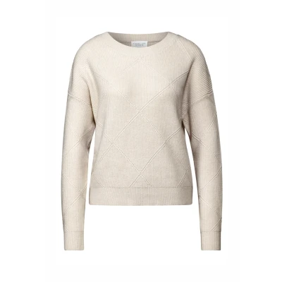 Abbildung von Street One Studio Strickpullover, Damen, Größe: 38, Weiß