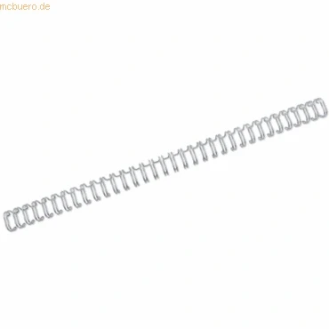 Abbildung von GBC Drahtbinderücken WireBind A4 Nr. 6 9,5mm VE=250 Stück silber